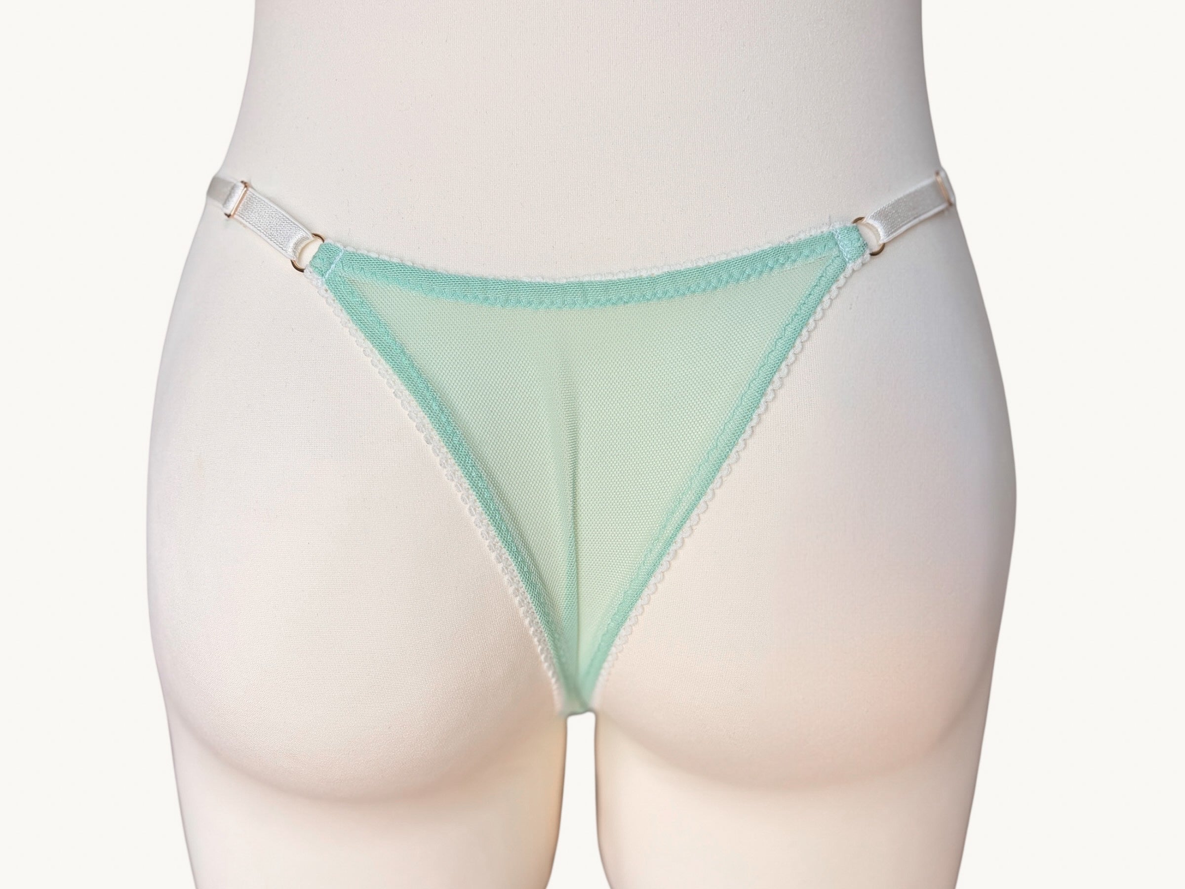 Floral Mint Slip